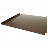 Двойной стоячий фальц Grand Line RAL 8017 Metallic с покрытием Quarzit 0.5 мм