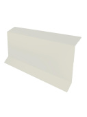 Планка примыкания в штробу Grand Line с покрытием Drap TX 0,45 мм RAL 9003