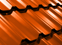 Профиль волновой Квинта Плюс Orange с покрытием Safari 0.45 мм