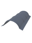 Планка полукруглого конька Grand Line с покрытием Satin Matt 0,5 мм RAL 7024