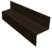 Отлив межэтажный 35 Grand Line с покрытием Print Elite 0,45 мм Coffee Wood TwinColor