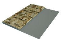 Планка стартовая Блок-Хаус new Grand Line с покрытием Print Elite 0,45 мм Fine Stone TwinColor