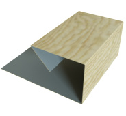 Планка П-образная завершающая сложная 20x30 Grand Line с покрытием Print Premium 0,45 мм Golden Wood Fresh