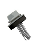 Кровельный саморез по металлу Daxmer 5,5x25 RAL 7005 (250 шт) сверло №3