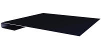 Планка завершающая Grand Line с покрытием GreenCoat Pural Matt 0,5 мм RR 33