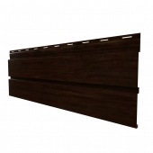 Металлический сайдинг Grand Line Квадро брус Choco Wood с покрытием Colority Print 0.45 мм