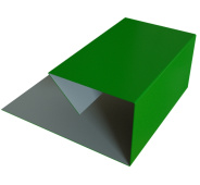 Планка П-образная завершающая сложная 20x30 Grand Line с покрытием Полиэстер 0,45 мм RAL 6002