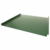 Двойной стоячий фальц Grand Line RAL 6005 с покрытием Quarzit Lite 0.5 мм