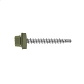 Кровельный саморез по дереву Daxmer 4,8x70 RAL 6020 (100 шт) сверло №1