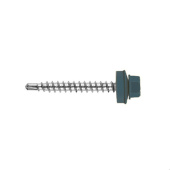 Кровельный саморез по дереву Daxmer 4,8x35 RAL 5020 (250 шт) сверло №1