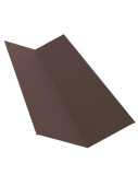 Планка верхней ендовы 115x30x115 Grand Line с покрытием Полиэстер 0,4 мм RR 32
