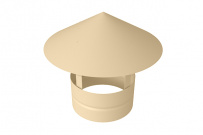 Дымник на трубу круглый 100 мм с покрытием Drap 0.45 мм