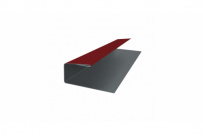 J-Профиль 12мм 0,5 Velur без плёнки RAL 3005