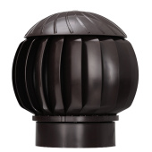 Ротационная венттурбина Gervent Twister 160 мм Тёмно-коричневый