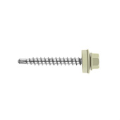 Кровельный саморез по дереву Daxmer 4,8x35 RAL 7044 (250 шт) сверло №1