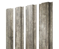 Штакетник Grand Line Прямоугольный с покрытием Print Elite 0,45 мм Nordic Wood TwinColor