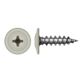 Саморез с прессшайбой по дереву 4,2x19 RAL 7044 (1000 шт)