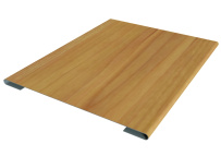 Планка стыковочная простая Grand Line с покрытием Print Elite 0,45 мм Cherry Wood TwinColor