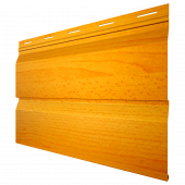 Металлический сайдинг Grand Line Корабельная доска XL Honey Wood с покрытием Colority Print 0.45 мм