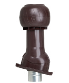 Комплект вентиляции Gervent Static ИЗ 125/160 мм для Профнастила-20 Коричневый