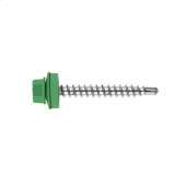 Кровельный саморез по дереву Daxmer 4,8x50 RAL 6002 (150 шт) сверло №1