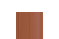 Штакетник Металл Профиль Ellipse-T 19x126 с покрытием VikingMP 0,5 мм RAL 8004