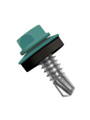 Кровельный саморез по металлу Daxmer 5,5x25 RAL 6026 (250 шт) сверло №3