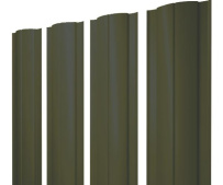 Штакетник Grand Line Круглый с покрытием Полиэстер двусторонний 0,45 мм RAL 7016