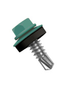 Кровельный саморез по металлу Daxmer 5,5x25 RAL 6016 (250 шт) сверло №3