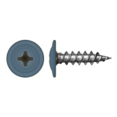 Саморез с прессшайбой по дереву 4,2x19 RAL 5001 (1000 шт)