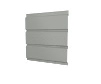 Металлический софит с центральной перфорацией Grand Line с покрытием Полиэстер 0,4 мм RAL 7004