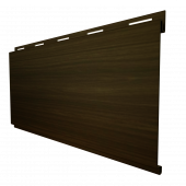 Металлический сайдинг с плёнкой Grand Line Вертикаль Classic Coffee Wood с покрытием Colority Print 0.45 мм