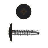 Саморез с прессшайбой по металлу 4,2x19 RAL 9005 (1000 шт)
