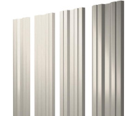Штакетник Grand Line Twin с покрытием Print Elite 0,45 мм Milky Wood TwinColor