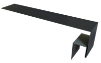 Планка околооконная сложная Блок-Хаус new 200x50x27 Grand Line с покрытием Satin 0,5 мм RAL 7024