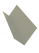 Планка примыкания 150x250 Grand Line с покрытием Полиэстер 0,4 мм RAL 7004