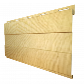 Металлический сайдинг с плёнкой Grand Line Вертикаль Prof Golden Wood с покрытием Colority Print 0.45 мм