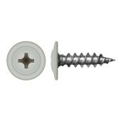 Саморез с прессшайбой по дереву 4,2x19 RAL 7047 (1000 шт)