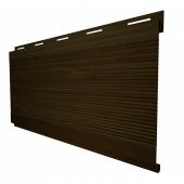 Металлический сайдинг с плёнкой Grand Line Вертикаль Gofr Coffee Wood с покрытием Colority Print 0.45 мм