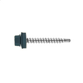 Кровельный саморез по дереву Daxmer 4,8x70 RAL 5003 (100 шт) сверло №1