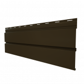 Металлический сайдинг Grand Line Квадро брус RR 32 с покрытием Drap 0.45 мм