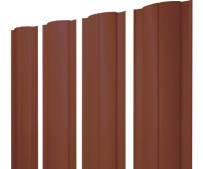 Штакетник Grand Line Круглый с покрытием Полиэстер 0,45 мм RAL 3005