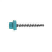 Кровельный саморез по дереву Daxmer 4,8x50 RAL 6026 (150 шт) сверло №1