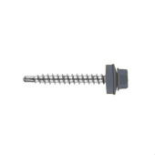 Кровельный саморез по дереву Daxmer 4,8x35 RAL 7024 (250 шт) сверло №1