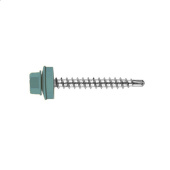 Кровельный саморез по дереву Daxmer 4,8x50 RAL 5015 (150 шт) сверло №1