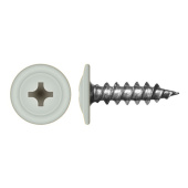 Саморез с прессшайбой по дереву 4,2x19 RAL 9003 (1000 шт)