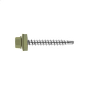 Кровельный саморез по дереву Daxmer 4,8x70 RAL 6011 (100 шт) сверло №1