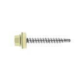 Кровельный саморез по дереву Daxmer 4,8x50 RAL 7002 (150 шт) сверло №1