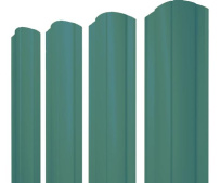 Штакетник фигурный Grand Line Круглый с покрытием Полиэстер 0,45 мм RAL 5021