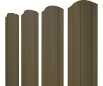 Штакетник фигурный Grand Line Круглый с покрытием Drap 0,45 мм RR 32